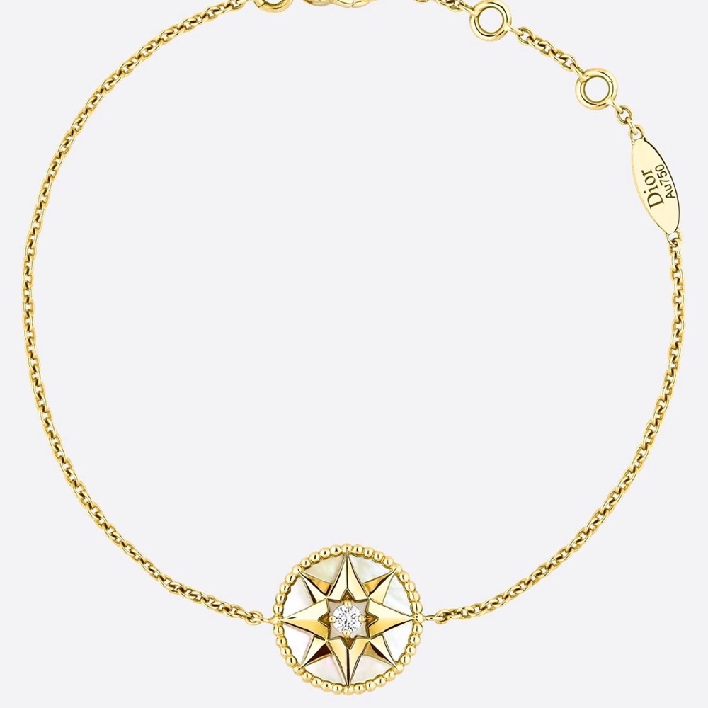Dior Rose Des Vents Bracelet 18K yellow gold